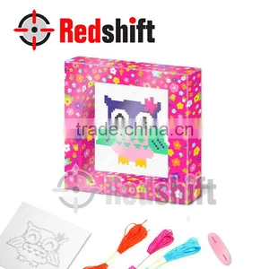 Cross Stitch Owl Wall Art Embroidery Thread Diy Toy Set thumbnail-1