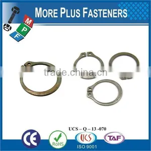Made in Taiwan Stainless Steel 1-1/8" External Retaining Ring thumbnail-2