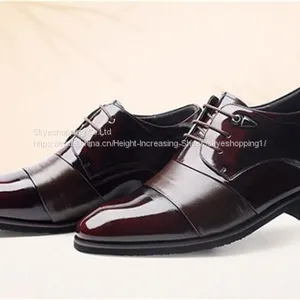Mens Height Increasing Elevator Shoes for Wedding Formal Dress thumbnail-2