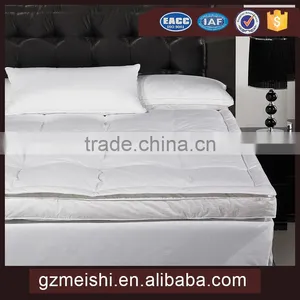White Goose Down and Feather Filling Mattress Topper Mattress Pad thumbnail-6