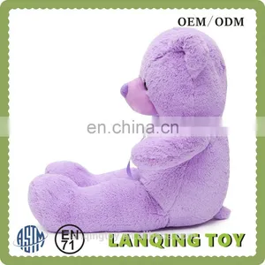 Soft Stuffed Purple Bear Plush Wholesale thumbnail-1
