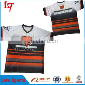 Custom Bear Mesh Jersey Sublimation Apparel Shirt Printing thumbnail-3