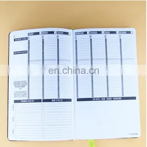 Guangzhou Factory Produced Customized Black Leather Cover Offset Paper Notebooks With Elastic Band Design thumbnail-3