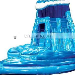 Customized Inflatable Water Slide With Pool for Summer Amusement Park thumbnail-1