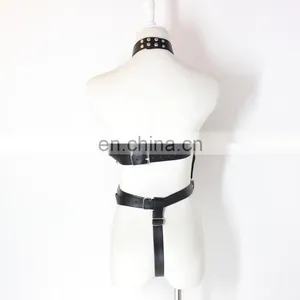 Black Fetish Bodysuit Clubwear Sexy Costume Latex Catsuit Manufacturer thumbnail-3