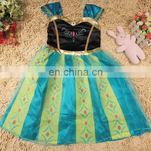 Wholesale Frozen Princess Anna Elsa Coronation Dress Costume KC-0029 thumbnail-1