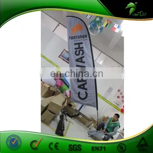 Outdoor Advertising Beach Flag, Feather Flag , Advertising Flags And Banners thumbnail-1