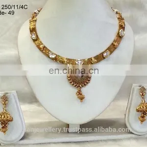 Traditional Jewelery Necklace Manufacturer, Choker Jewellery Necklace Exporter thumbnail-6