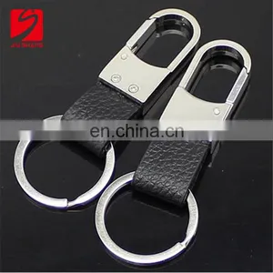 Customized Car Leather Keychain With Metal Logo for Promotion thumbnail-2