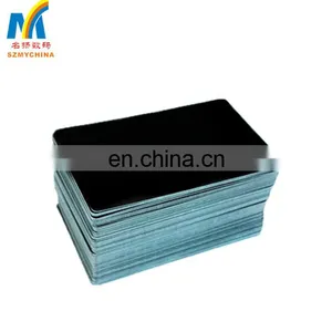 Fashion Black Sublimation Metal Business Cards thumbnail-1