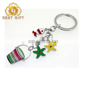 Custom Creative 2D Design Painted Many Colors Strap Keychains thumbnail-4