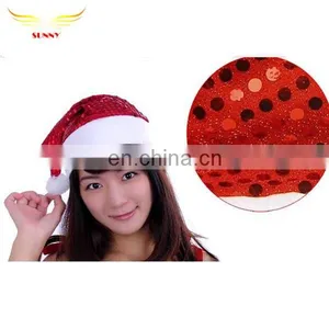 Felt Christmas Hat Bling Christmas Decorated Santa Hat thumbnail-1