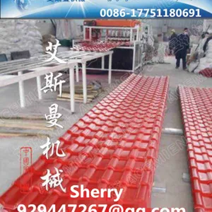 Plastic Pvc Asa Pmma Glazed Roof Tile Roofing Sheet Making Extruder Machine Plastic Recycling Machinery thumbnail-1