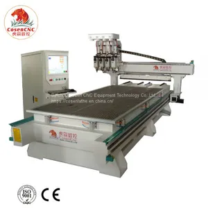 Cnc Wood Automatic Router With Four Heads thumbnail-1