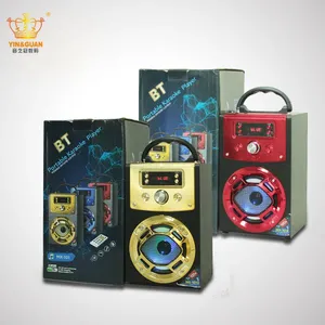 Christmas High Quality Mini Karaoke Speaker FM Radio BT Speaker With LED Light and Remote Function thumbnail-4