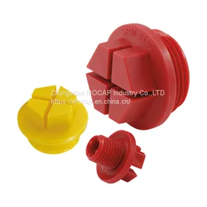 Hydraulic Gas Pneumatic Cylinder Plastic Sealing Threaded Plugs With O Ring for NPT BSP UNF Metric JIC Threads thumbnail-2