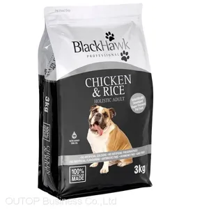 OUTOP Packaging Pet Dog Food Packaging Bag With Side Gusset Pet Food Bag thumbnail-3