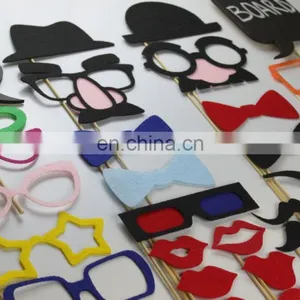 Customized Polyester Felt Photo Booth Props With Lots of Shapes thumbnail-6