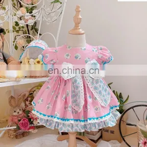 Baby Girl Summer Vintage Spanish Turkey England Princess Ball Gown Dress for Girl Party thumbnail-2
