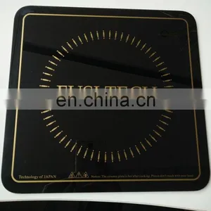 Induction Cooker Ceramic Heat Proof Glass Sheet,black Ceramic Glass for Fireplace thumbnail-3