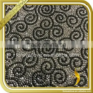 Wedding Headpieces Bridal Headband Rhinestone Hotfix Mesh FRM-190 thumbnail-1