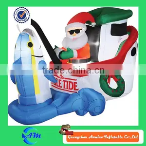 Merry Chriatmas! Inflatable Santa Decoration in Christmas for Sale thumbnail-3