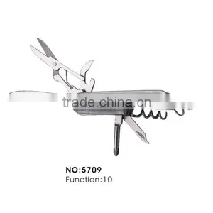 Unique Plastic Handle Fordable Multipurpose Pocket Knife thumbnail-1