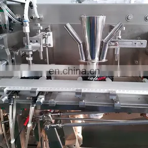 KV Automatic Pillow Type Premade Bag Doypack Cocoa Milk Powder Washing Powder Spice Packing Machine thumbnail-4