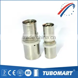 Home Heating Pipe System Brass Unequal Straight Fitting Pex Tubing Compression Union thumbnail-5