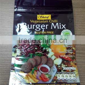 Aluminum Foil Customer Printing Laminated Plastic Stand up Pouch With Zip Lock for Dried Vegetable thumbnail-1