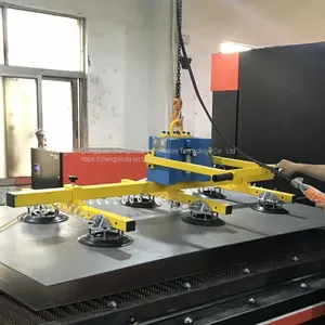 Zhengxinda Load 300 kg Laser Cutting Upper and Lower Material Suction Cup Plate Suction Crane Iron Plate Electric Suction Cup thumbnail-4