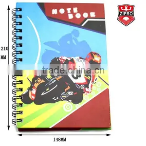 Hard Cover Notebook Sport Spiral Notebook Fashion Design Notebook thumbnail-1