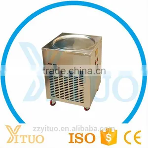 Hot Sale Thailand Single Pan Fried Ice Cream Rolled Making Machine With Secop or Panasonic Compressor Ice Cream Making Machine thumbnail-2