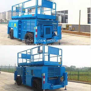 Diesel Engine Self Propelled Scissor Lift thumbnail-1
