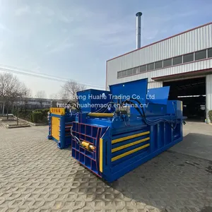 Waste Paper Carton and Paperboard Hydraulic Horizontal Packer Cans Paint Bucket Compressor thumbnail-1