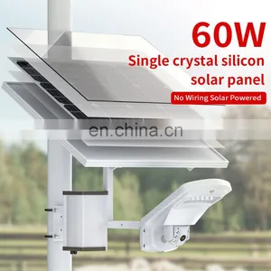 HD 5MP 5X ZOOM Security IP Camera Floodlight 3G 4G SIM Card Outdoor PTZ CCTV Surveillance Cam 60W 30AH Battery Solar Panel CamHi thumbnail-3