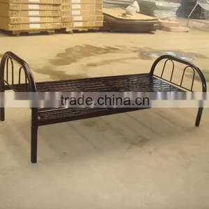Factory Customize Worker Student King Size Single Steel Frame Bed thumbnail-4