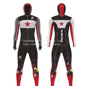Customized Short Track Speed Skating Suit Children's Long Sleeves Custom Short Track Ice Speed Short Track Suit Skating thumbnail-1