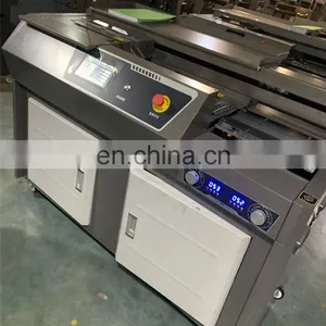 UK5 Semi Automatic Hot Thermal Glue Spine Book Binder, Hotmelt Eva Glue Notebook Binding Machine thumbnail-2