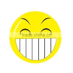 Hi-viz Happy Smiling Reflective Sticker for Safety thumbnail-1