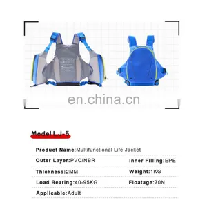 Latest Design Water Sport Life Vest Swimming Life Jackets for Adults Kayaking Water Rescue thumbnail-2