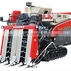 Japanese Yangmar Agriculture Combine Harvester Machine Rice Cutter YM Half-feed Rice Combine Harvester thumbnail-3