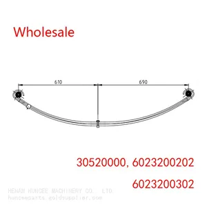 30520000, 6023200202, 6023200302 For MERCEDES Front Leaf Spring Wholesale thumbnail-2