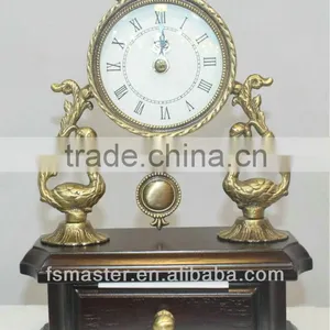 Antiqued Desk Clock Desk Top Clocks Desk Stand Clock thumbnail-1