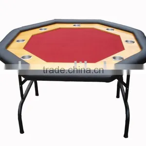 RED Octagon Poker Table thumbnail-1