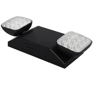 LED Two Head Emergency Light Battery Back up Exit Sign Combo UL thumbnail-4