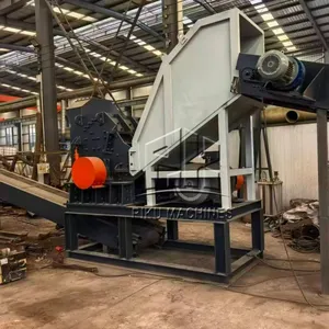 High Efficiency Car Body Crusher and Scrap Metal Shredder Line for Recycling thumbnail-3