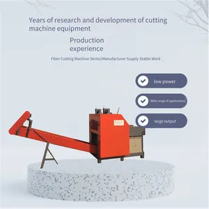 Xinhang Machinery Nylon Filament Chopper, Fiber Cloth and Pet Cloth Crusher, Tow Cutter With Simple Operation thumbnail-4
