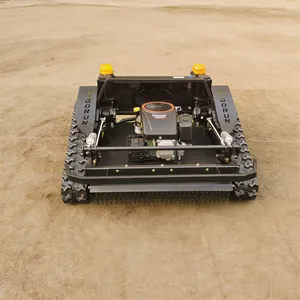 Rubber Track 4-Stroke Self Propelled Petrol Engine All Slopes Remotely Controlled Crawler Grass Cutter thumbnail-1