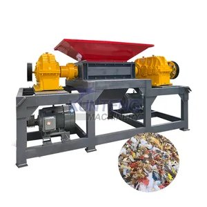 Professional Solid Waste Shredder Used Clothing Textile Automotive Interior Shredder EPC thumbnail-1